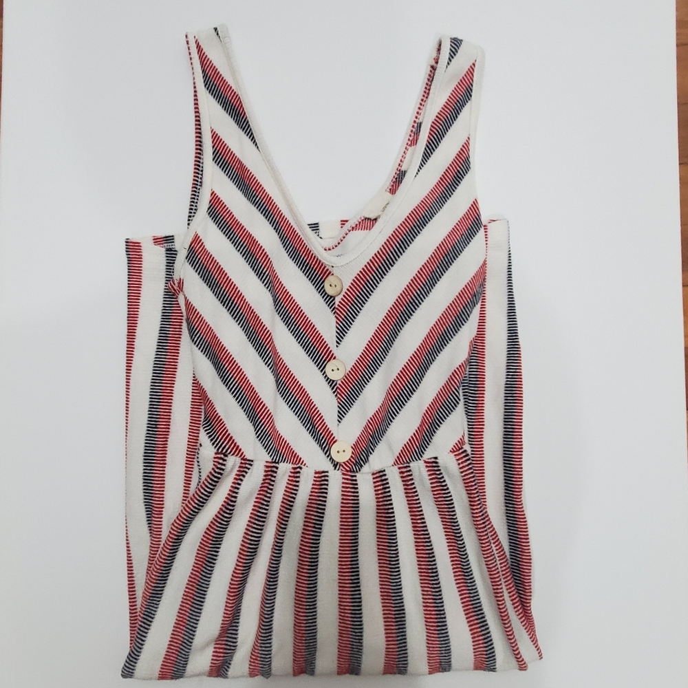 Striped Sleeveless Dress
